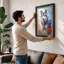 Wolf In Watercolour Modern - Print-136698082-136698084