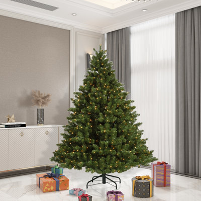 Perego 7.5' Lighted Fir Christmas Tree