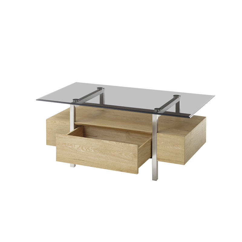 Four Leg Coffee Table with Storage