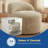 Sealy® Teddy 2-in-1 Foam Bean Bag Chair / Pillow