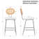 Ceferina 22.8" Short Stools