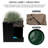 20''Cube Metal Planter Steel Planter Box Black Steel Flower Pot Heavy Duty Planter