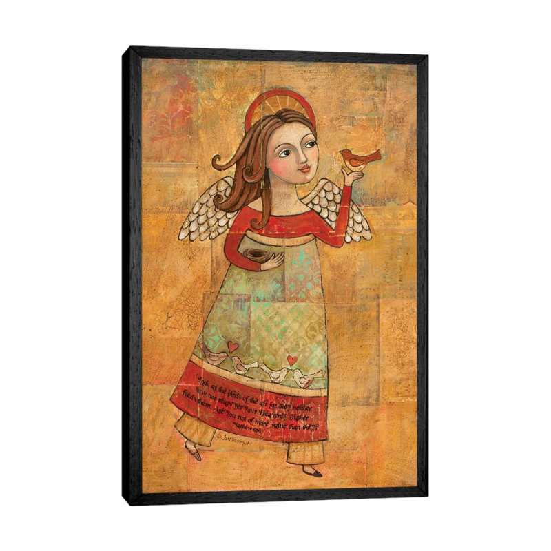 Valuable To God With Scripture by Teresa Kogut - Painting on Canvas, 101.6 cm H x 66.04 cm W, Black Framed