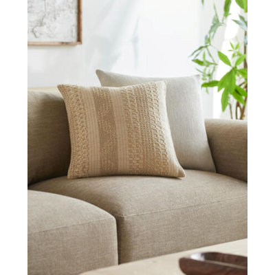 Geometric Cotton Reversible Throw Pillow