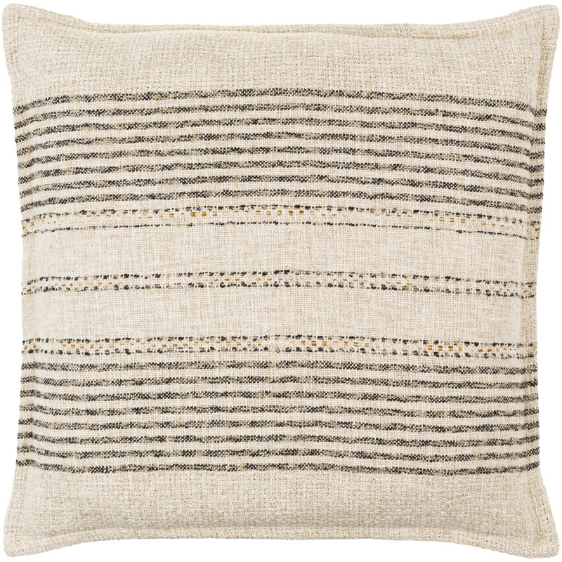 Nicolina Striped Throw Pillow, 22" x 22", Pillow Cover Only - No Insert