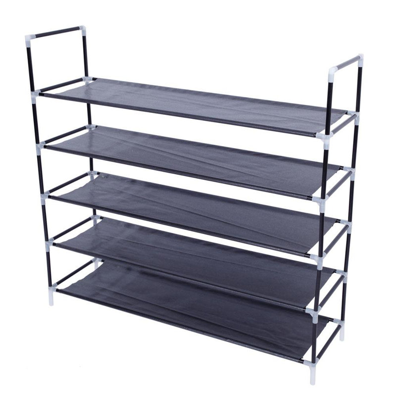15 Pair Shoe Rack, Black