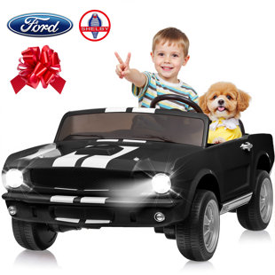24V Licensed Shelby GT350 Kids Electric Ride-On Car – 4WD, 2-Speed, Parent Remote, Dual Seats,