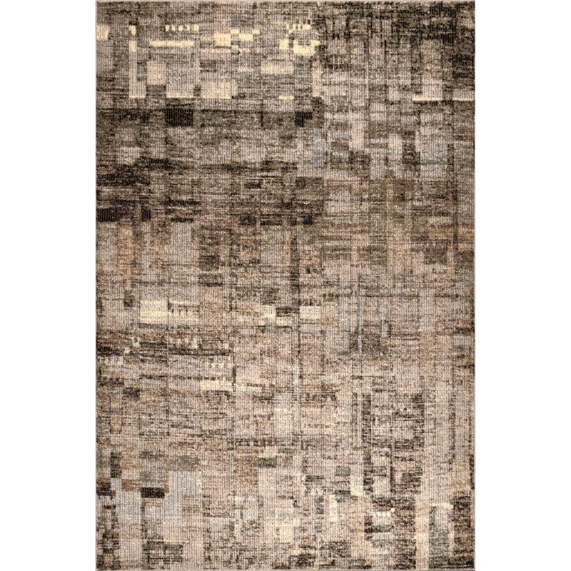 Cantin Abstract Indoor Rug, Rectangle 6'7" x 9'