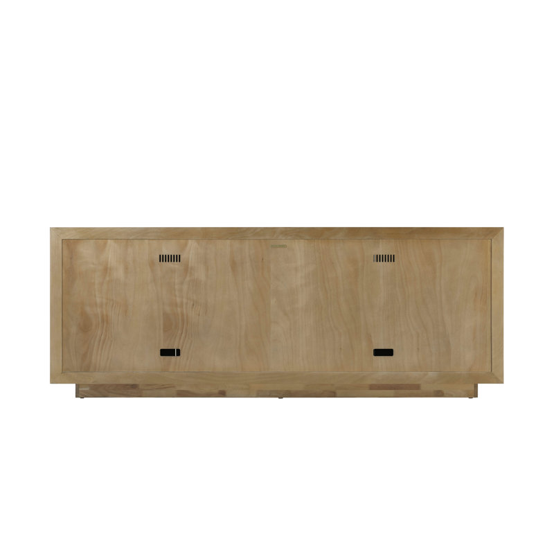 Essence 90.25'' W Solid Wood Sideboard, Blonde