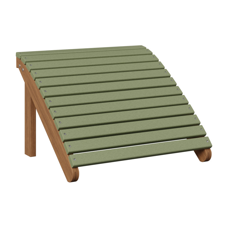 Repose-pieds Adirondack Berlin Gardens, Sage Top/Antique Mahogany Base