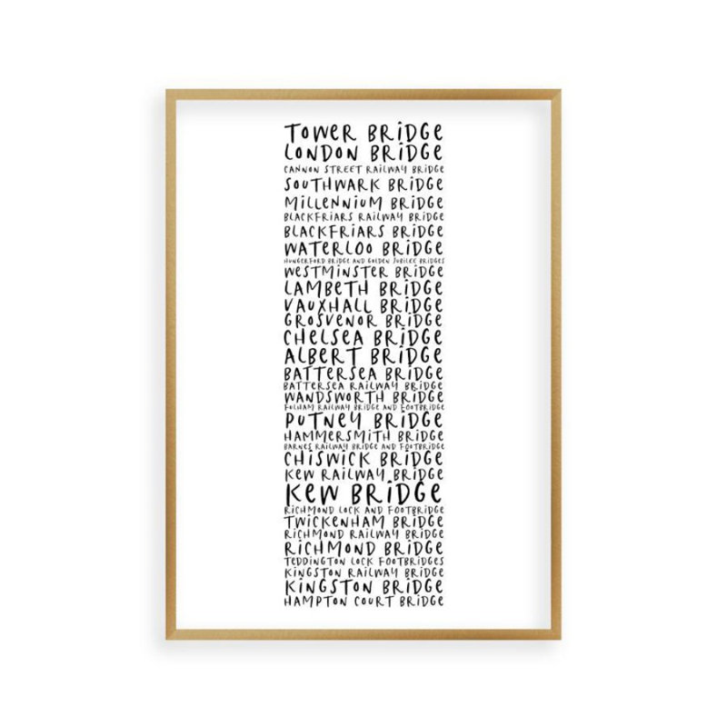 Print, 31 cm H x 41 cm W, Brushed Copper Frame