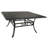 Bosch Square Metal Outdoor Dining Table With Umbrella Hole , 60'' in. W 60'' in. D