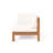 X-BACK LEFT CORNER BENCH, BEIGE