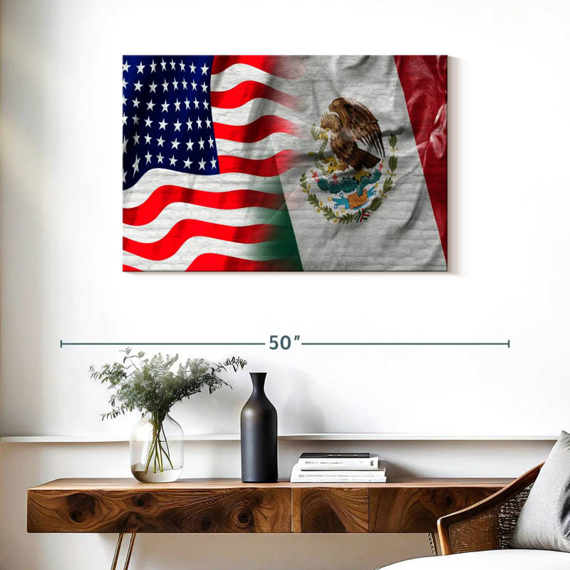 Borges USA And Mexico Borges, 24" H x 36" W