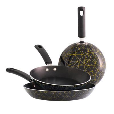 Tramontina 3 Pk Patterned Aluminum Nonstick Fry Pans