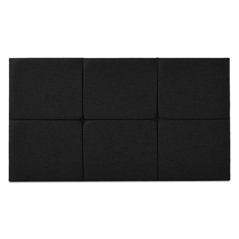 Francios Upholstered Headboard, Black, Small Single (2'6)
