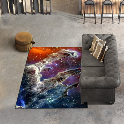Tapis lavable télescopique The Hubble 5 pi x 8 pi, douceur avec envers antidérapant