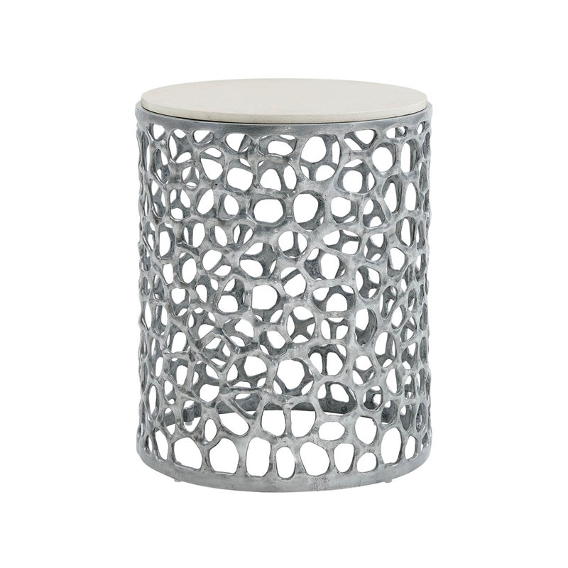 Coral Side Table, Gray