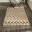 Tahoe Wool Southwestern Area Rug in Pink/Beige/Black-2086399116