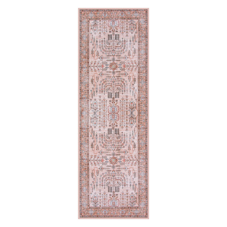 Kaldi Washable Area Rugs for Living Room Vintage Living Room Rug for Bedroom Traditional Low-Pile Carpet
