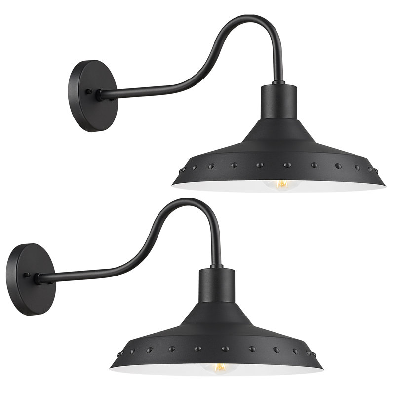 Kaenel Steel Wall Light, Black