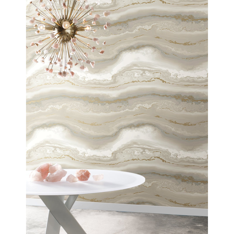 Papier peint adhésif Bobbilynn Premium, Beige
