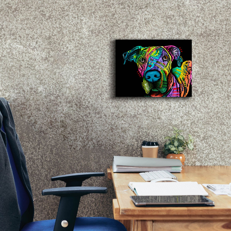 'Indelible Dane' by Dean Russo Studios, Canvas Wall Art, 12" H x 16" W x 0.75" D