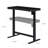 Babin Adjustable Height Glass Stainless Steel Standing Desk-735746734