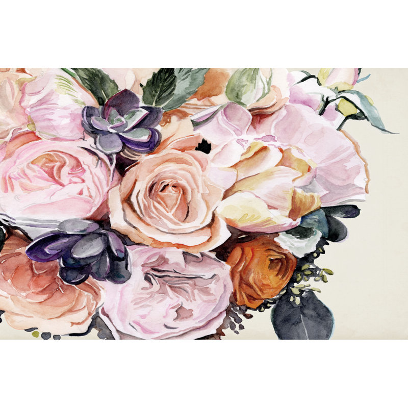 Autumn Bouquet I by Jennifer Paxton Parker - Painting, 30 cm H x 46 cm W, Wrapped Canvas