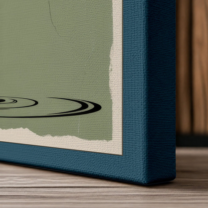 Print, 36x24 - 91.4 x 61.0 cm, Teal Border