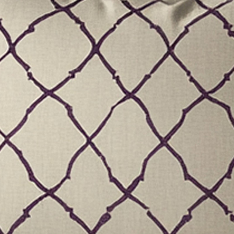 Diamond Grid Throw Pillow