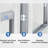 56-60in W x 72in H Double Sliding Shower Door 1/4"(6mm) Tempered Glass for Bathroom-116516497