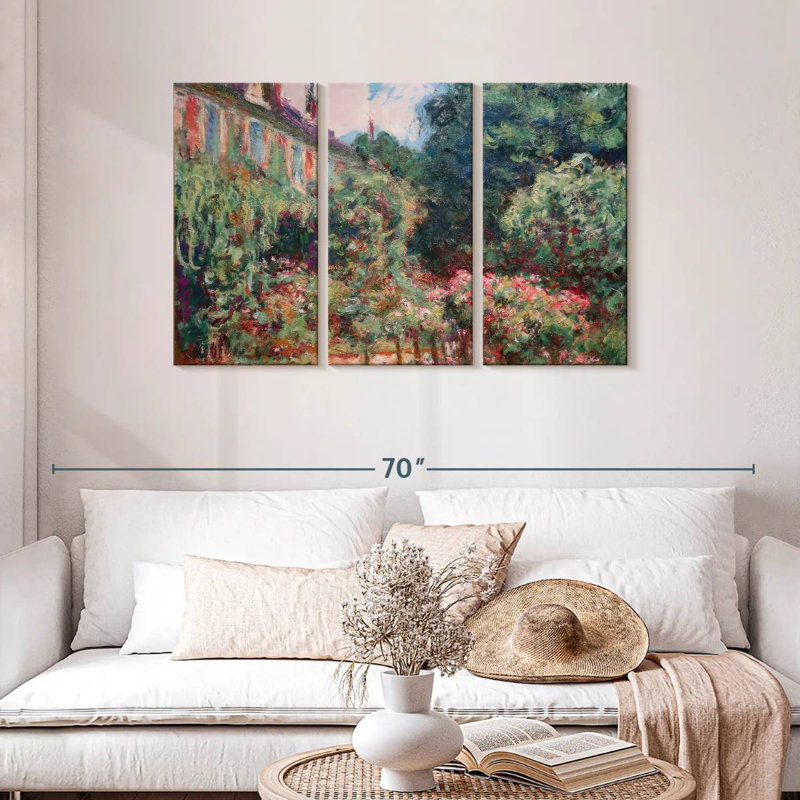 Senne, la maison de l'artiste à Giverny, H 28 po x l 45 po