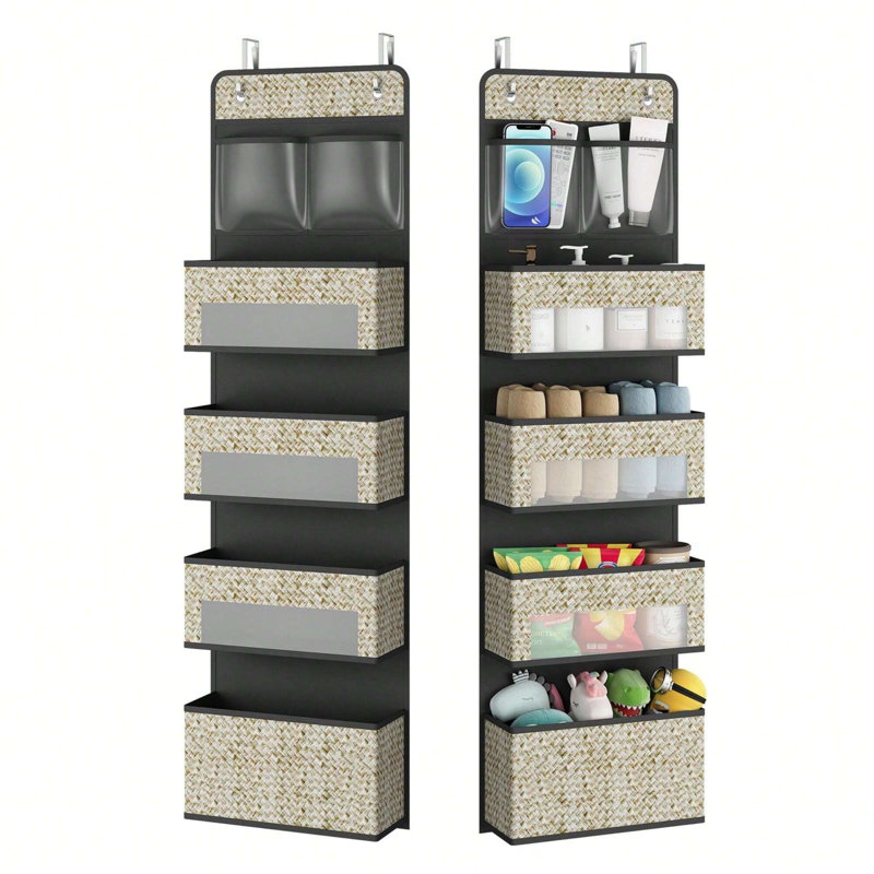 Sac de rangement en tissu Rebrilliant, Noir