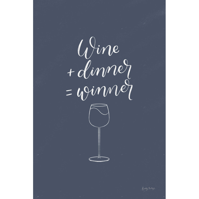 Avyn Kitchen Words III - bleu, H 30 po x l 20 po x P 1,25 po, Non, Toile tendue