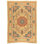 Hand Knotted Wool Area Rug in Gold And Blue