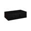 Slice Teak Coffee Table, Rectangle, Black