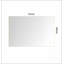Miroir de salle de bain mural 84 x 48 pouces avec cadre en aluminium, transparent et durable pour les intérieurs modernes-30870494-30870488