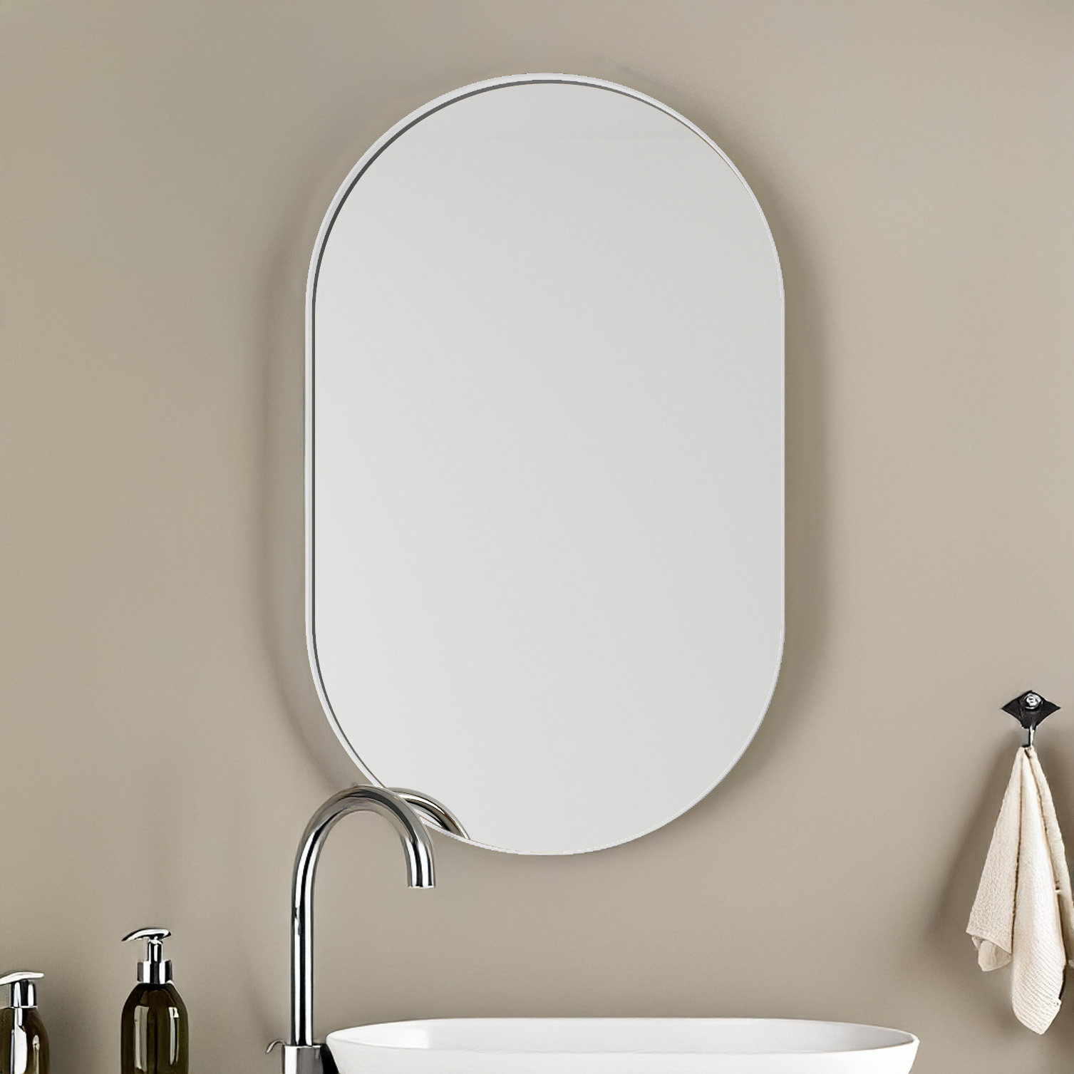 Latitude Run® 20x34 Inch Oval Recessed Medicine Wayfair