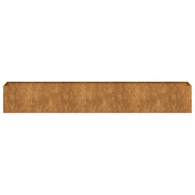 vidaXL Planter Rusty Weathering steel Large Tough Planter