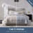 Bed-in-A-Bag Reversible Comforter Set with Bed Sheets & Memory Foam Cooling Pillows-115995424-115995407