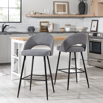 Leray 30" Upholstered Bar Stool
