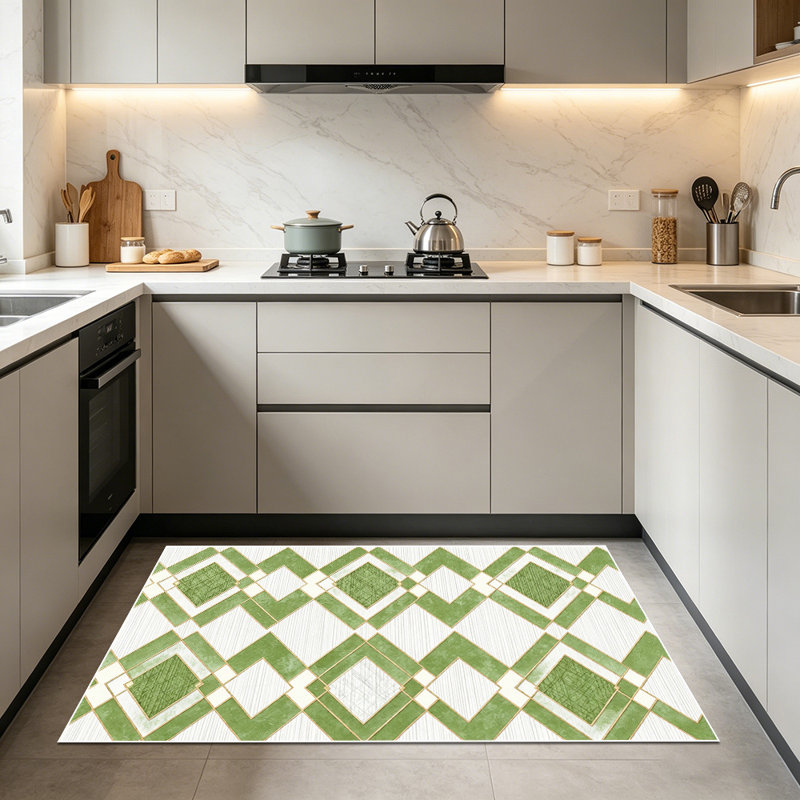Light luxury diamond-shaped geometric carpet, soft and easy to clean, suitable for living room, bedroom, dining room, study room, and other multi-scene indoor decoration carpets