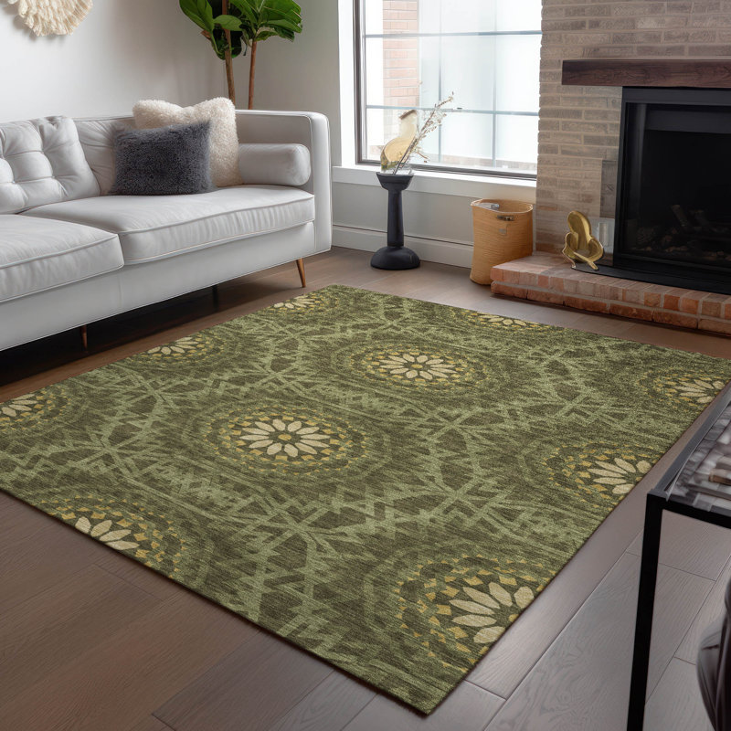 Tapis intérieur / extérieur Kaycey, Rectangle 5 pi x 7 pi 6 po