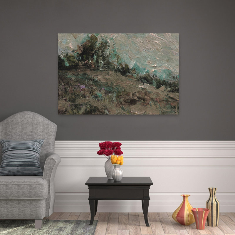 Quelque chose de vieux, quelque chose de nouveau, art abstrait contemporain, H 32 po x l 48 po