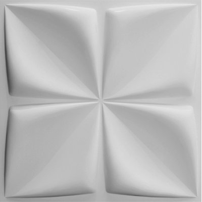 Eagan 50.04cm x 50.04cm Wood Tile in White