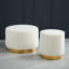 Montgomeryville 41cm Wide Round Solid Colour Pouffe-805845098-805845103