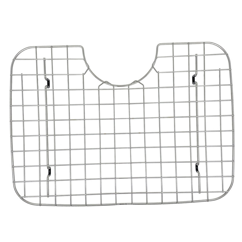Better Houseware D-Shape Sink Protector, Gray