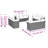 Garden Sofa Set Brown, Cream White-983504307-983504305