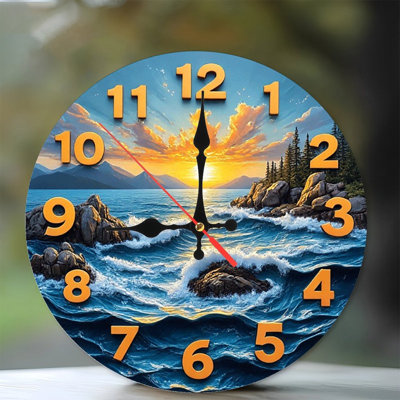 Horloge murale Ocean Sunset